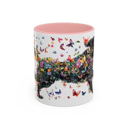 Hovawart #2 Colorful Accent Mugs, 11oz