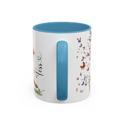 Chesapeke Bay Retriever Personalized Accent Mugs, 11oz