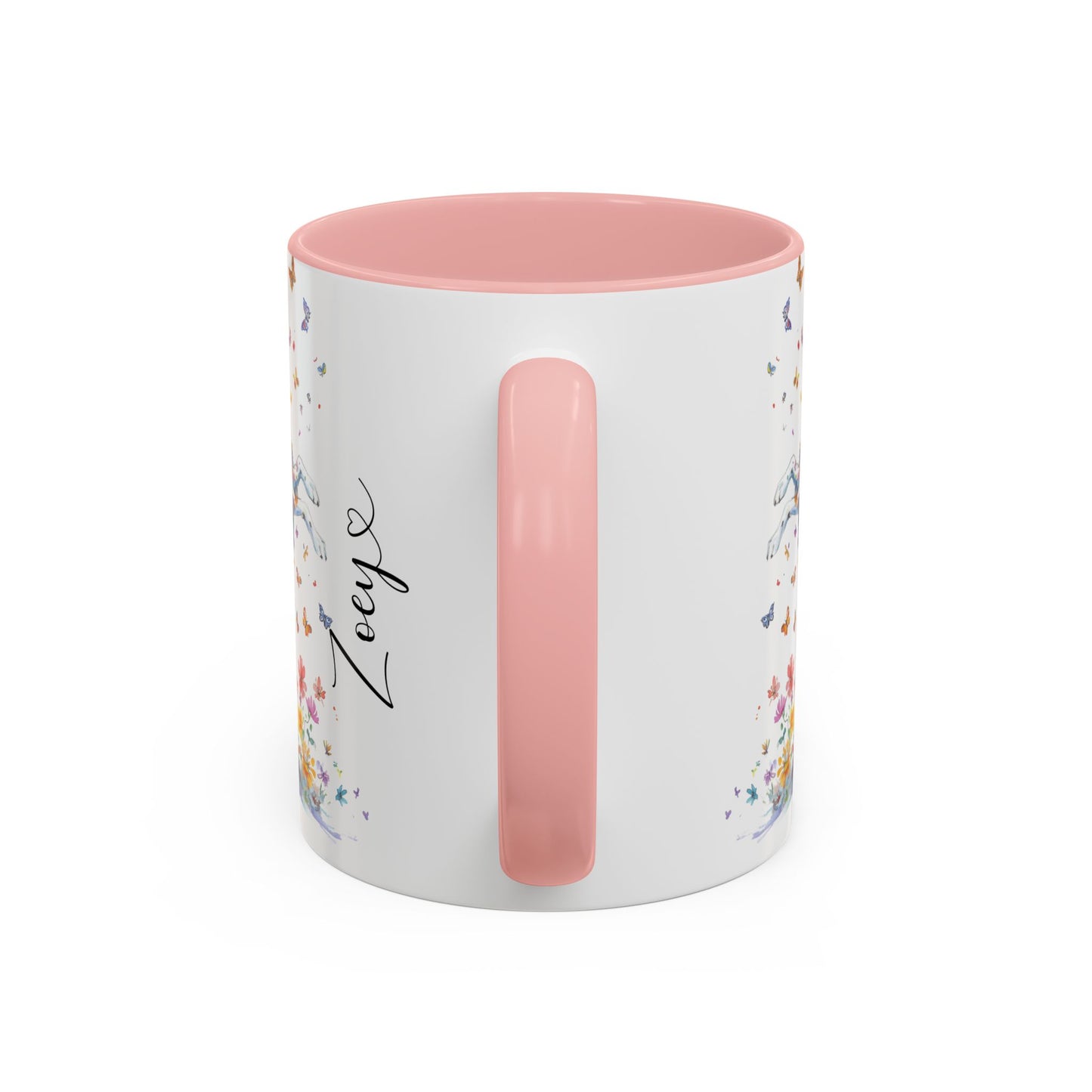 Dalmatian, Dance like nobody's watching, Personalized Accent Mugs, 11oz