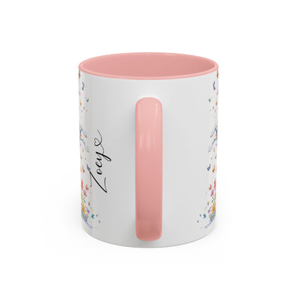 Dalmatian, Dance like nobody's watching, Personalized Accent Mugs, 11oz