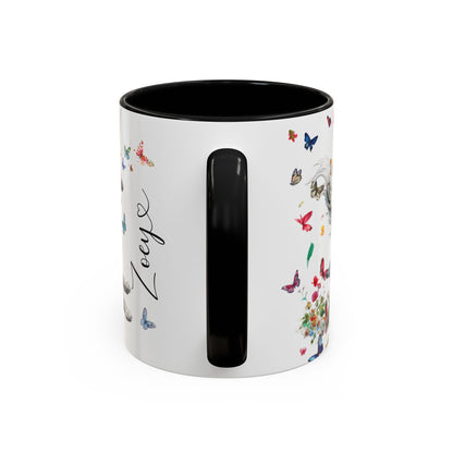 Silken Windhound #2 Personalized Accent Mugs, 11oz