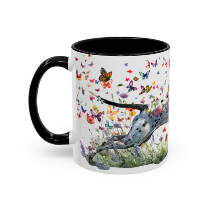 English Pointer #1  Personalized Accent Mugs, 11oz