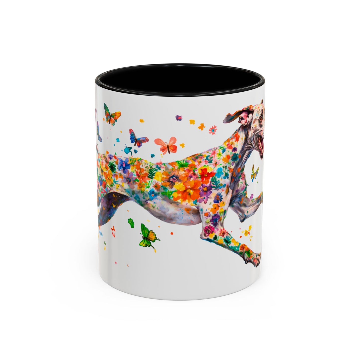 Great Dane #2 Personalized Colorful Accent Mugs, 11oz