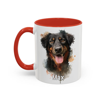 Hovawart #4 Colourful Personalized Accent Mugs, 11oz