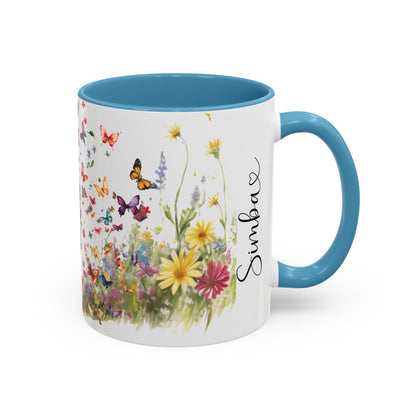 Schipperke #2 Personalized Accent Mugs, 11oz