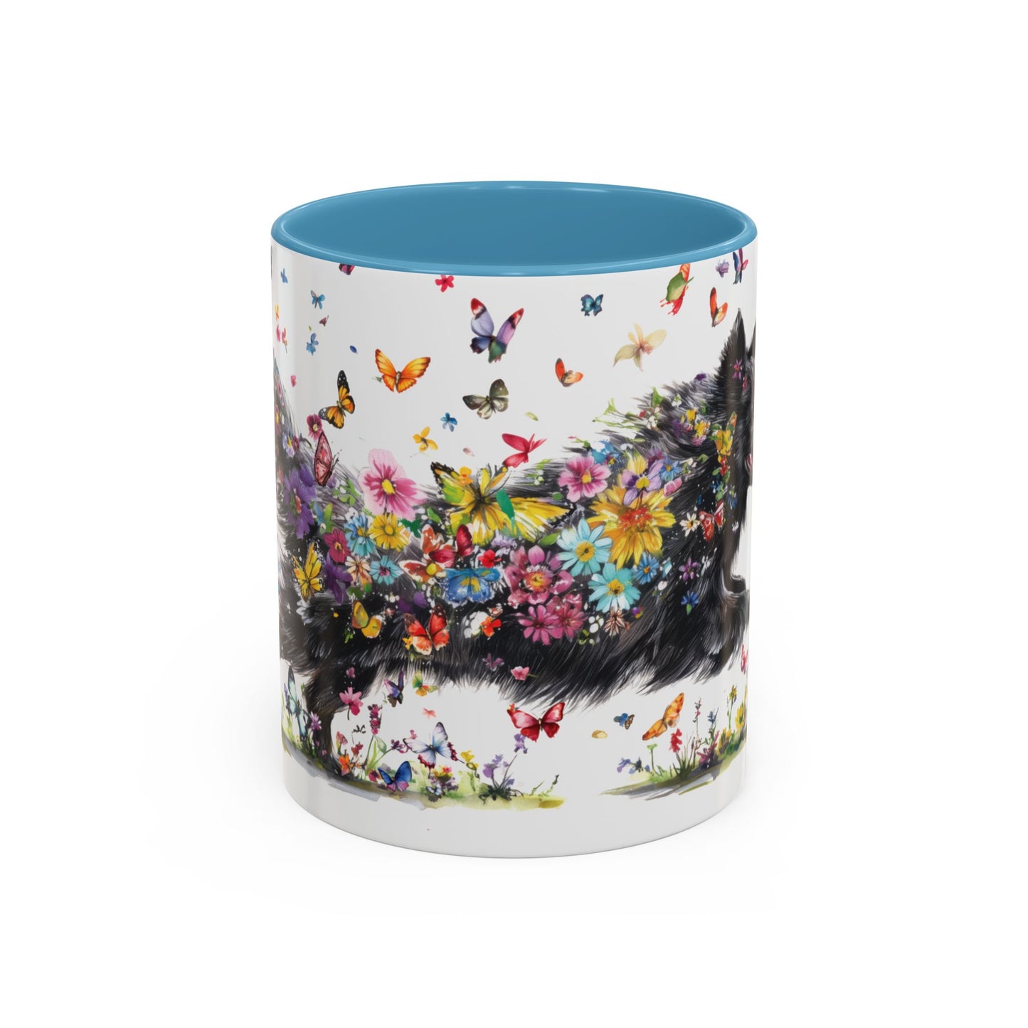 Schipperke Personalized Accent Mugs, 11oz