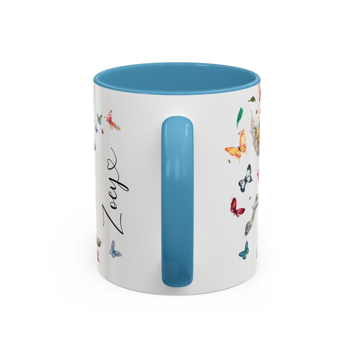 Silken Windhound #1 Personalized Accent Mugs, 11oz