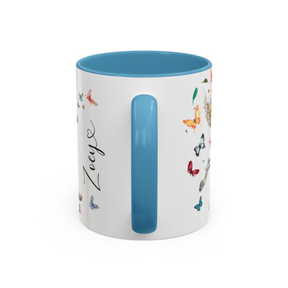 Silken Windhound #1 Personalized Accent Mugs, 11oz