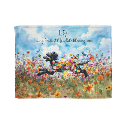 Poodle #1 Personalised Mystical Forest Blanket