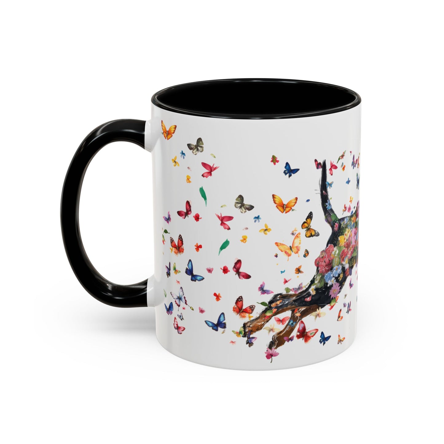 Miniature Pinscher Personalized Accent Mugs, 11oz