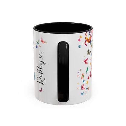 Australian Shepherd NBT #4 Personalized Accent Mugs, 11oz