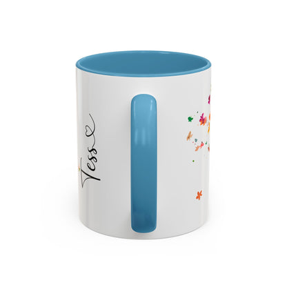 Maltese Personalized Colorful Accent Mugs, 11oz