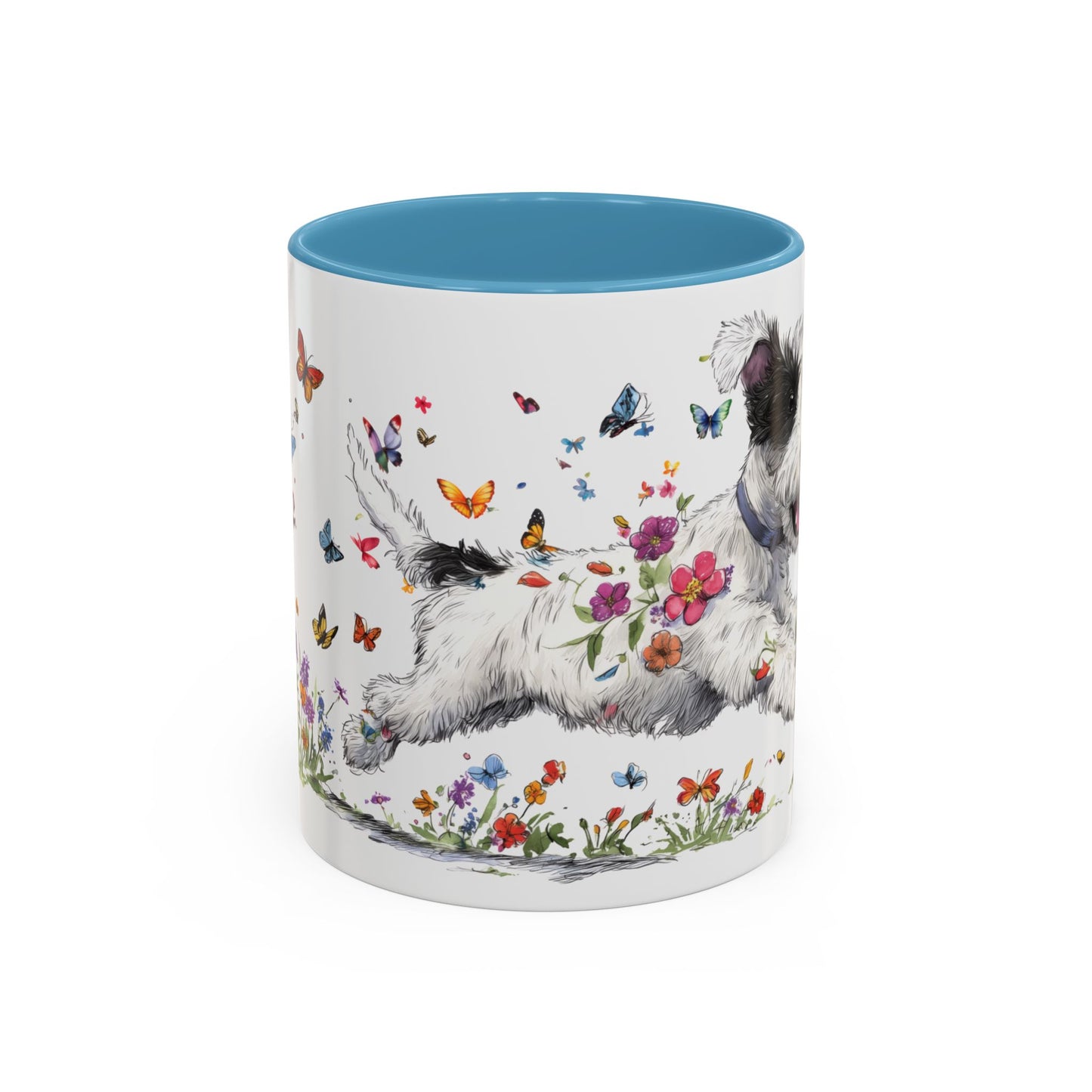 Sealyham Terrier Personalized Accent Mugs, 11oz