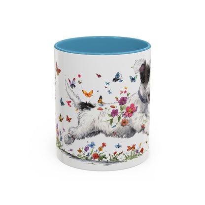 Sealyham Terrier Personalized Accent Mugs, 11oz