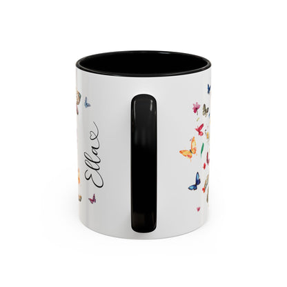 English Setter #5 Personalized Accent Mugs, 11oz