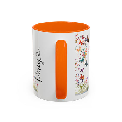 Curly Coated Retriever #1 Personalized Accent Mugs, 11oz