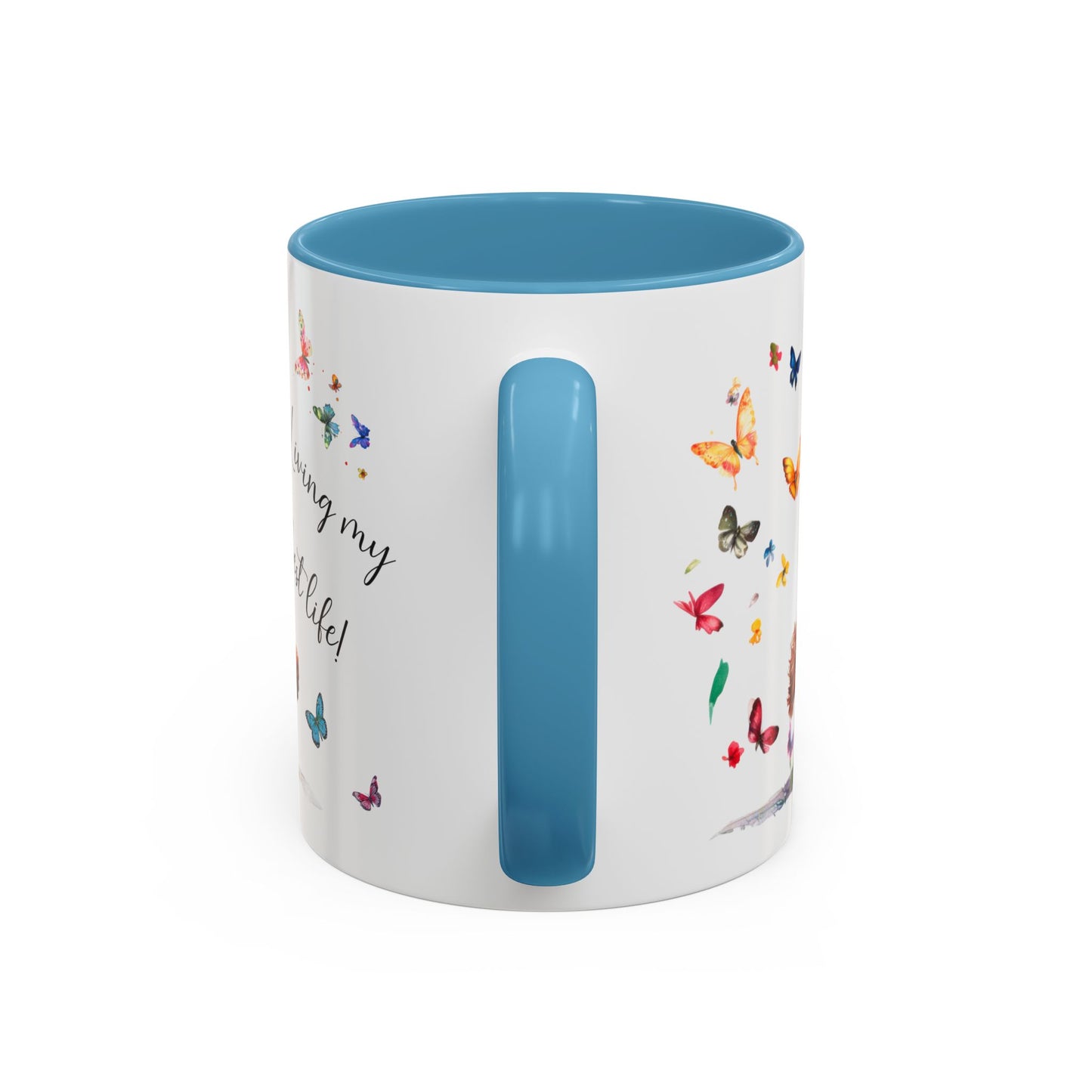 Cockapoo/Cavapoo/Cavoodle #2 Living my best life, Accent Mugs, 11oz