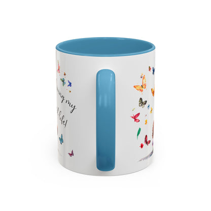 Cockapoo/Cavapoo/Cavoodle #2 Living my best life, Accent Mugs, 11oz