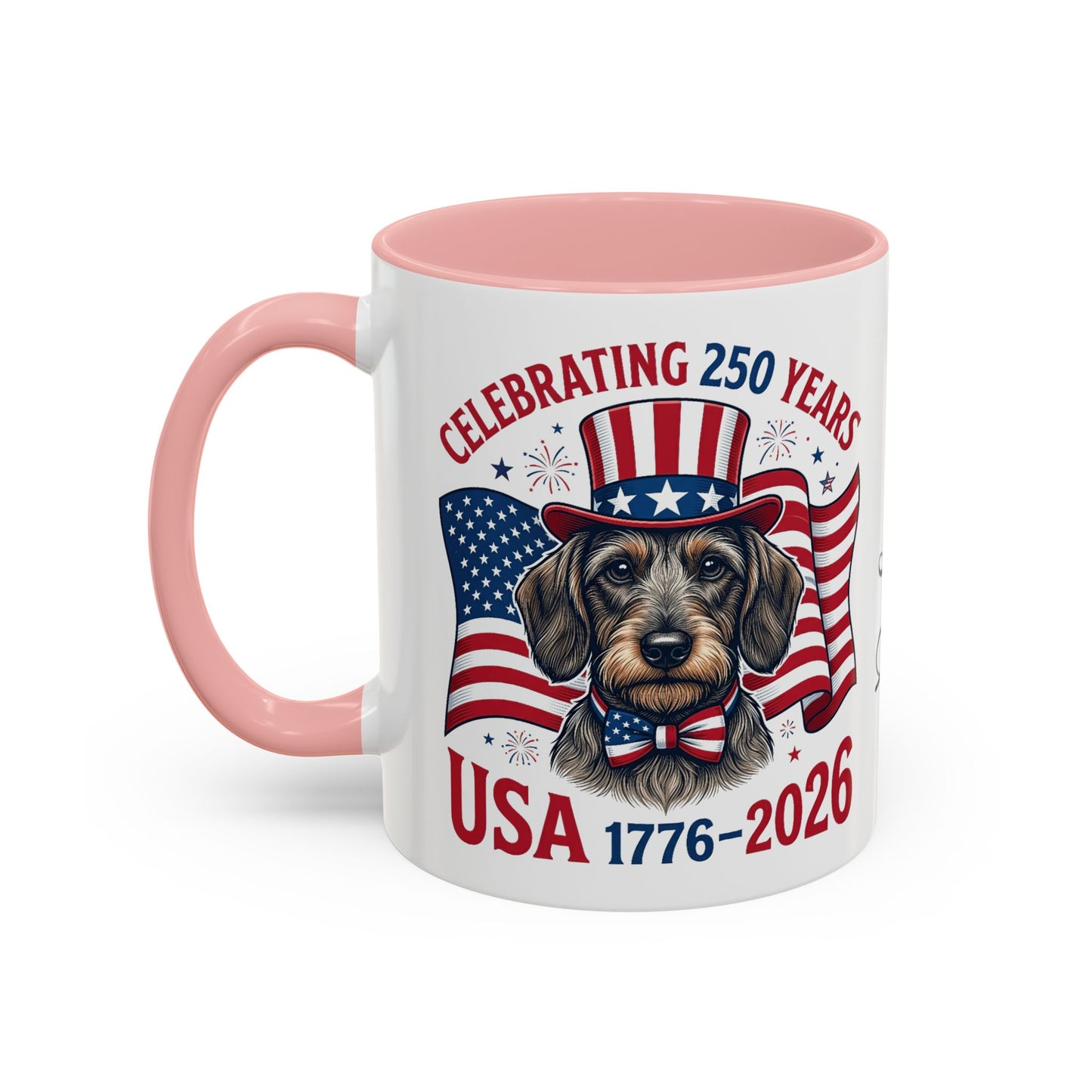 Dachshund #2 - 250th Celebration Personalised  Accent Mugs, 11oz & 15oz