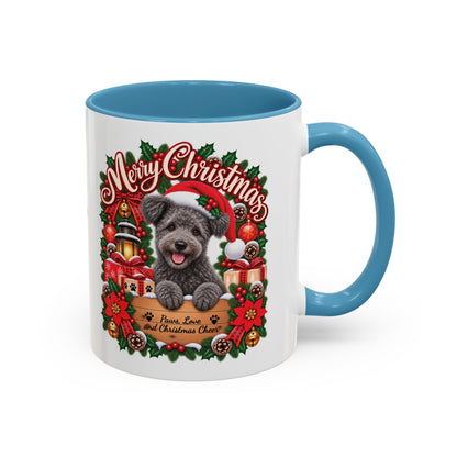 Pumi #2 Merry Christmas, personalised accent colour 11oz mug
