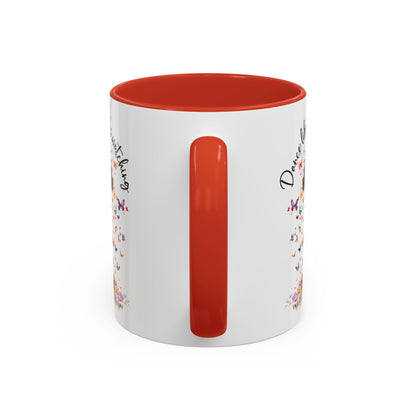 Cockapoo/Cavapoo "Dance like nobody's watching" personalized colourful Mugs, 11oz