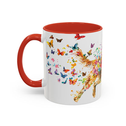 English Setter #1 Personalized Accent Mugs, 11oz
