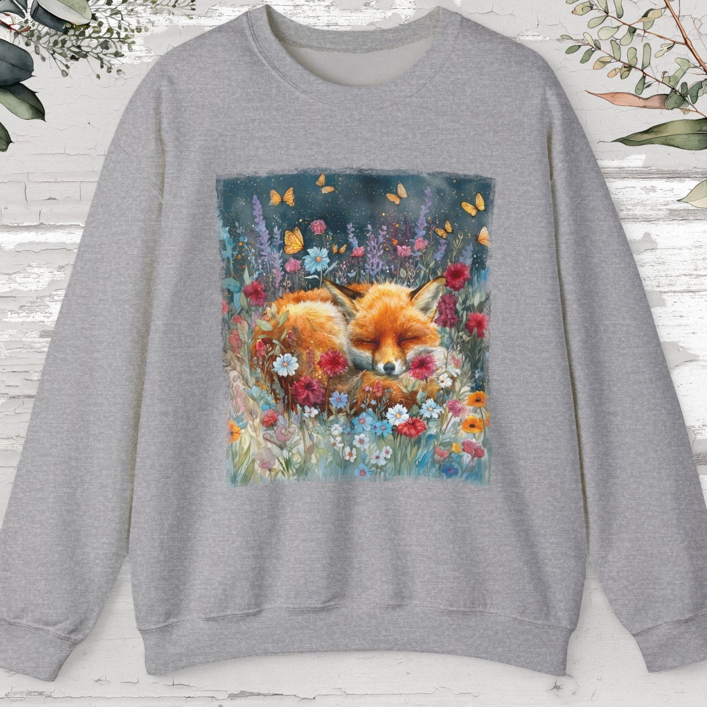 Fox sleeping #3 Unisex Sweat Shirt.