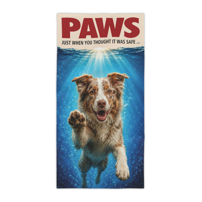 Border Collie #1 PAWS Beach Towel