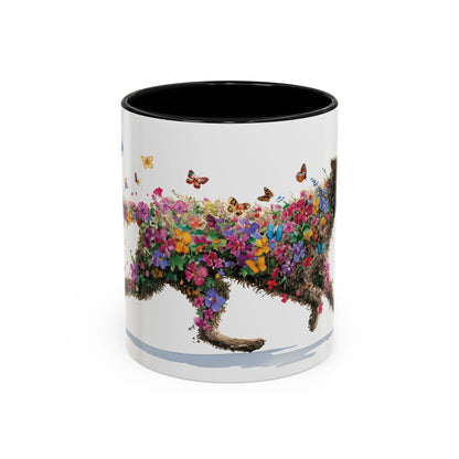 Curly Coated Retriever #1 Personalized Accent Mugs, 11oz