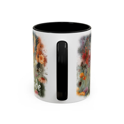 Fox sleeping #2 Personalized Accent Mugs, 11oz