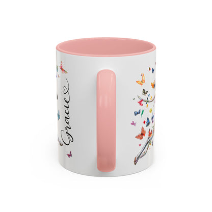 Greyhound #5 Personalized Accent Mugs, 11oz