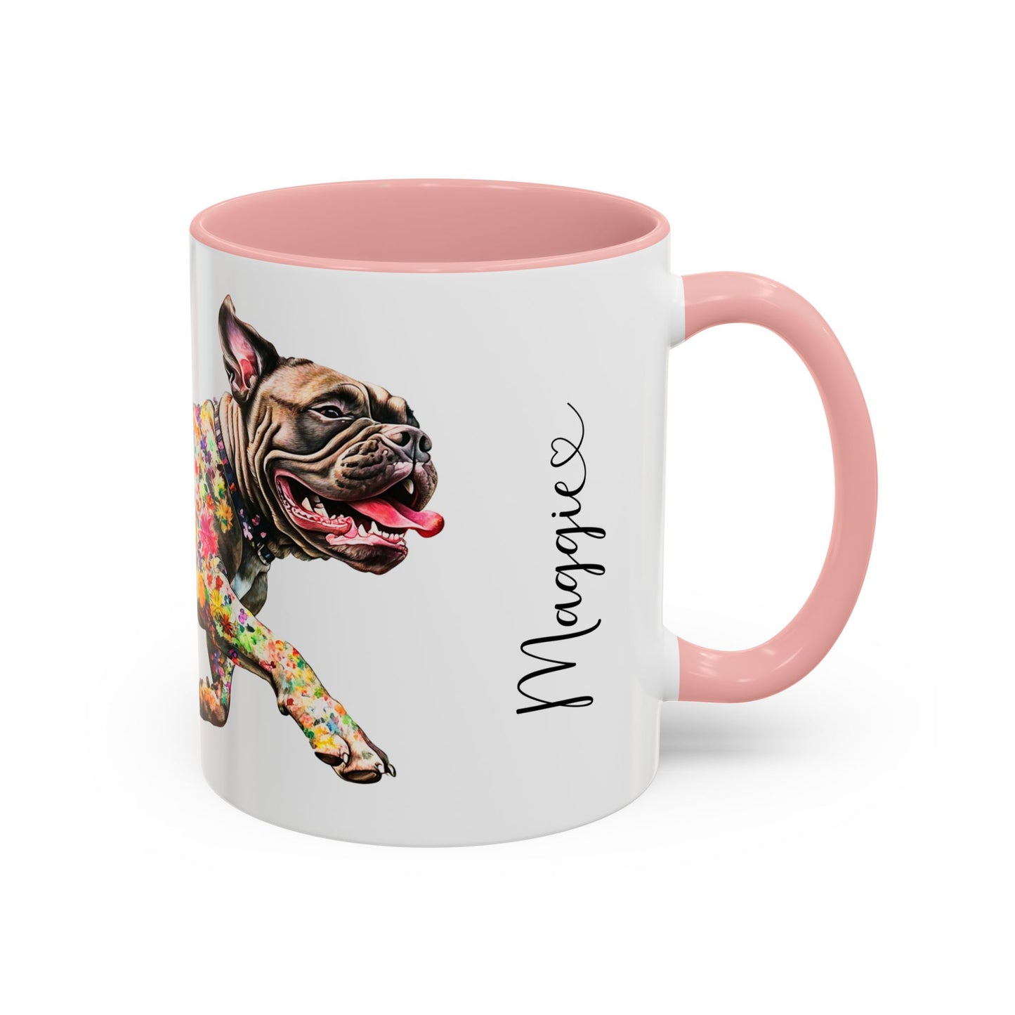 Bullmastiff #1 Personalized Colorful Accent Mugs, 11oz