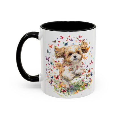 Shih Tzu #8  Personalized Accent Mugs, 11oz