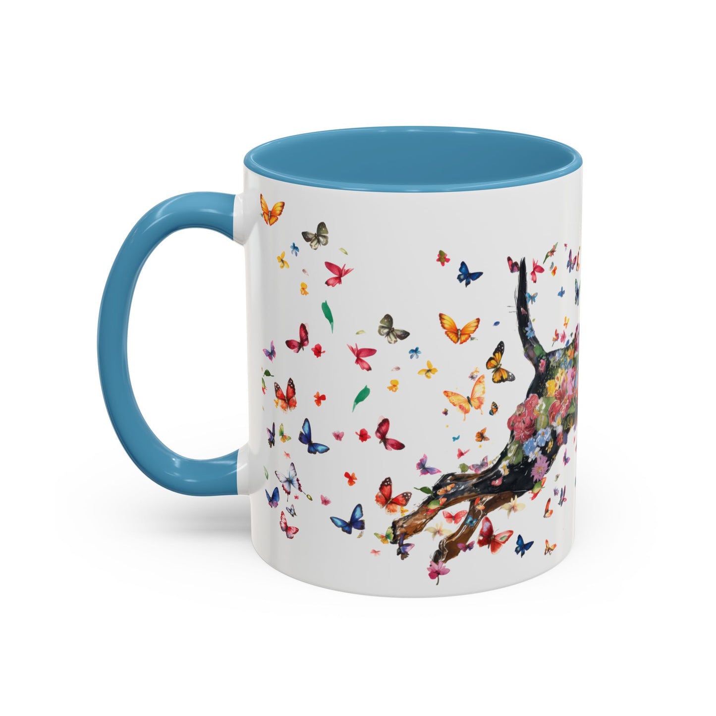 Miniature Pinscher Personalized Accent Mugs, 11oz