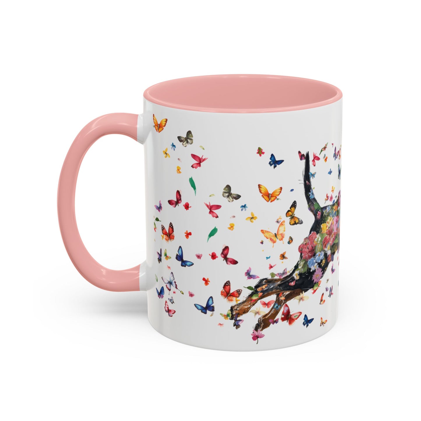 Miniature Pinscher Personalized Accent Mugs, 11oz