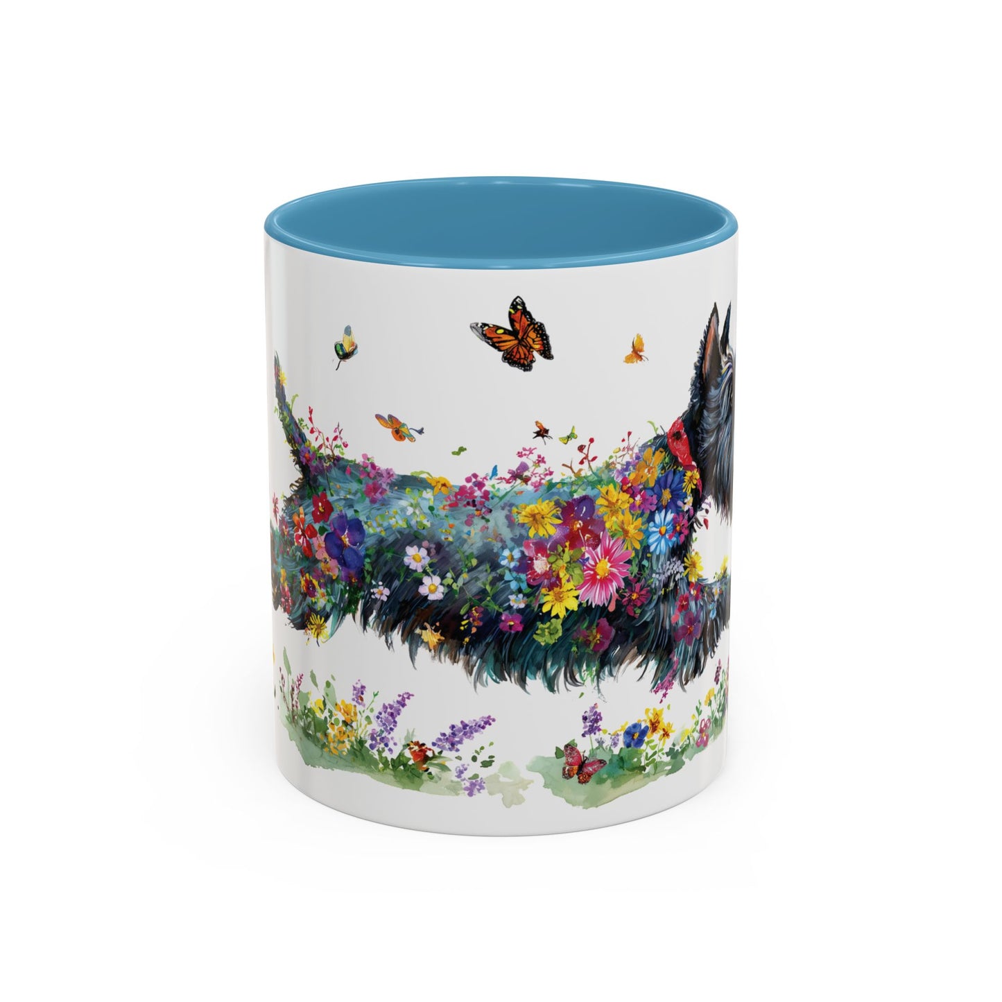 Scottish Terrier #2 Retriever Personalized Accent Mugs, 11oz
