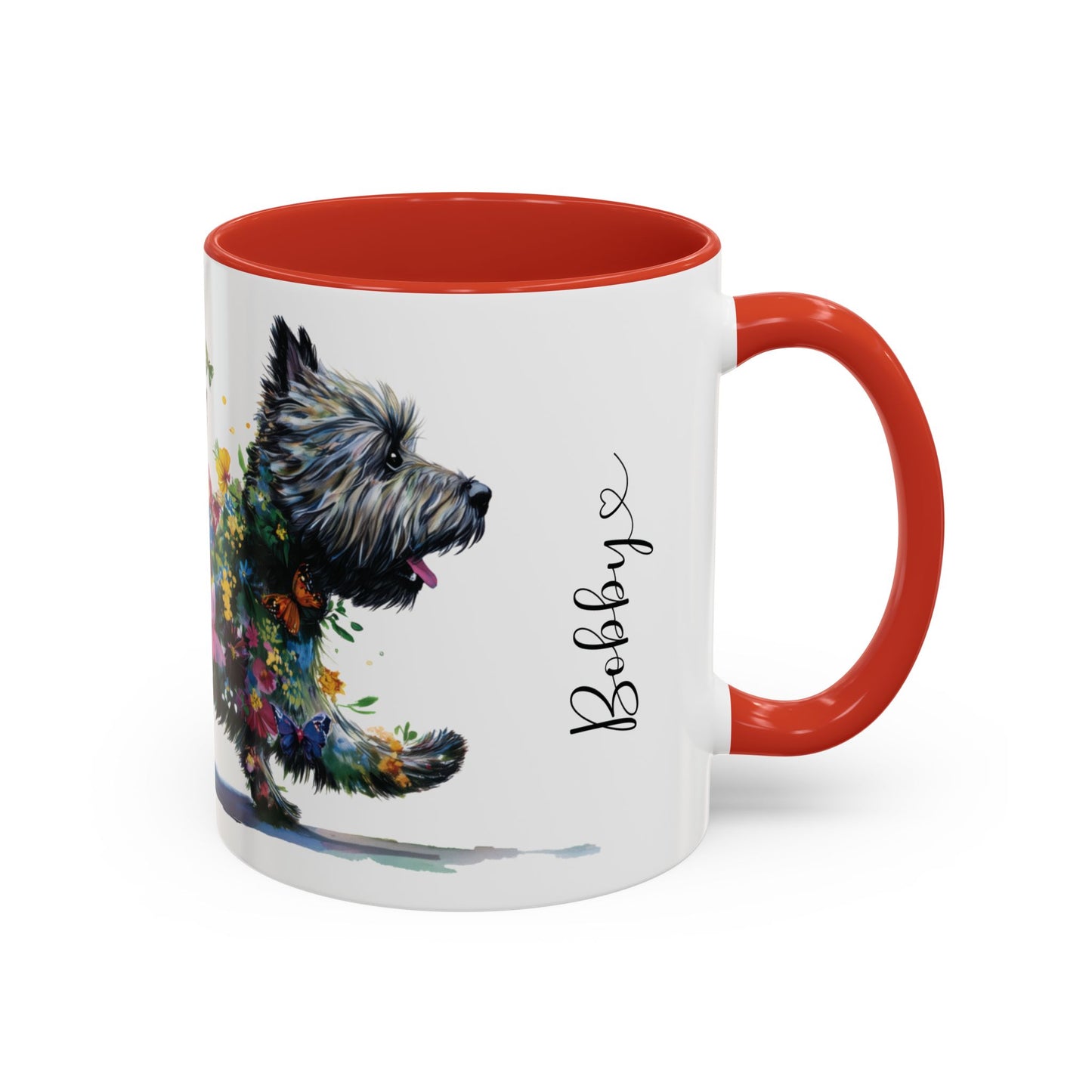 Cairn Terrier #2 Personalized Accent Mugs, 11oz