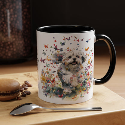 Shih Tzu #2 Personalized Accent Mugs, 11oz