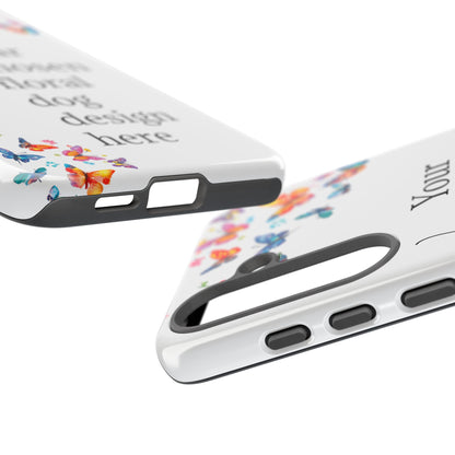 Phone Case, Personalized from ANY OF OUR DESIGNS - White case