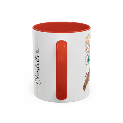 Airedale Terrier Personalized Accent Mugs, 11oz