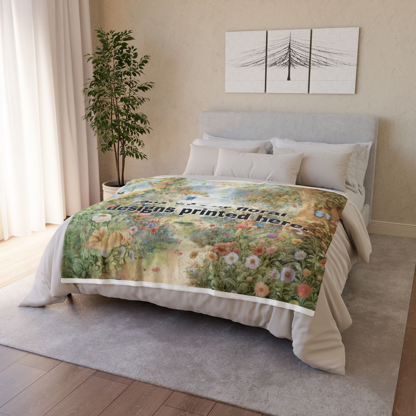 ANY DESIGN #4 Personalised Mystical Forest Blanket