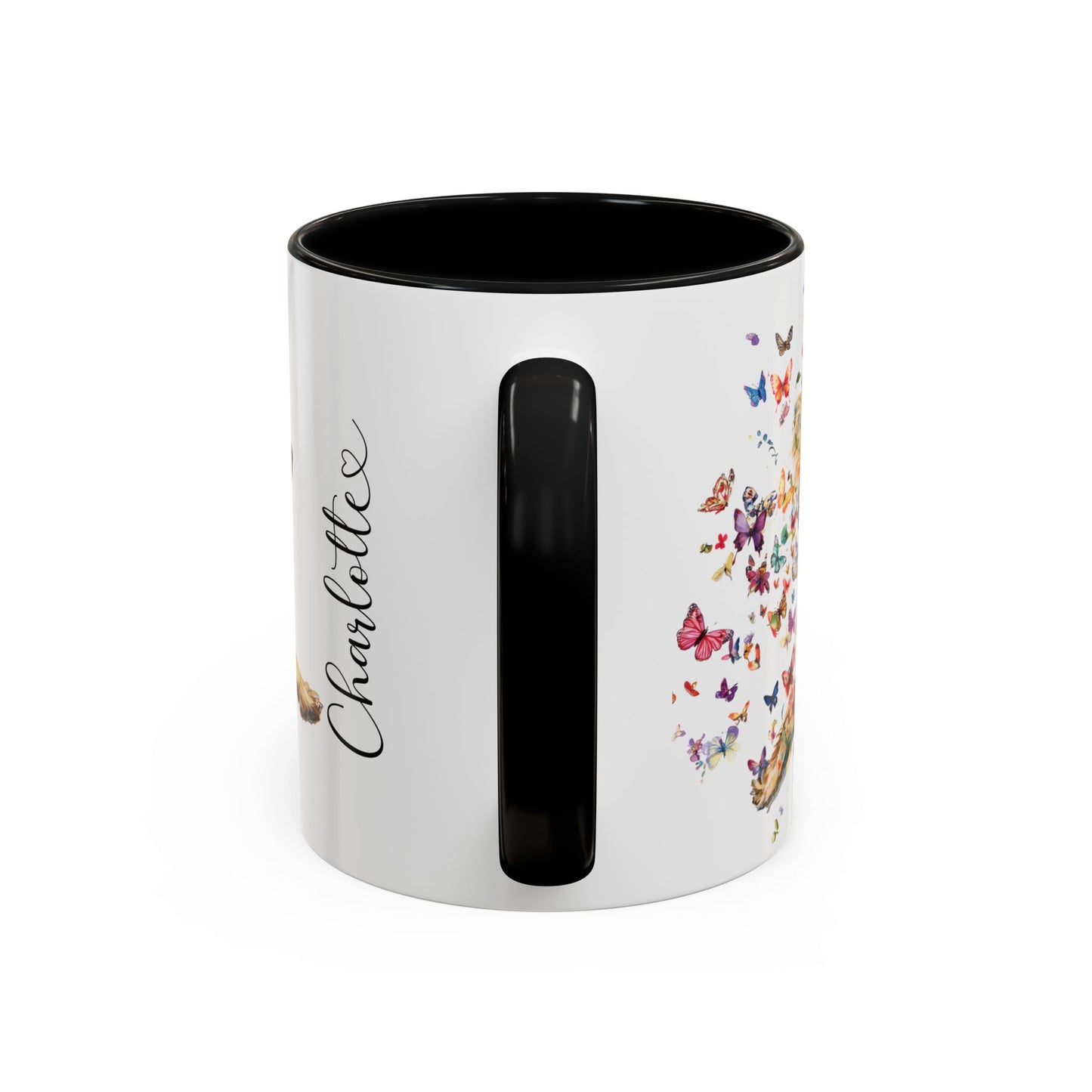 Golden Retriever #2 Retriever Personalized Accent Mugs, 11oz