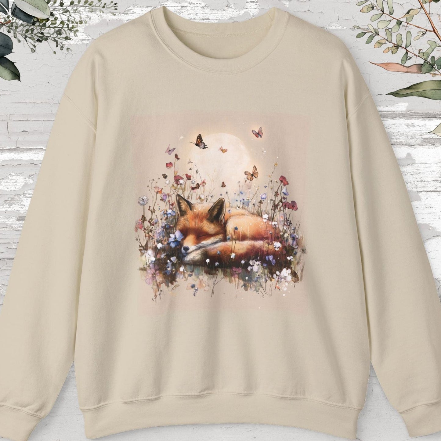 Fox sleeping #5 Unisex Sweat Shirt.