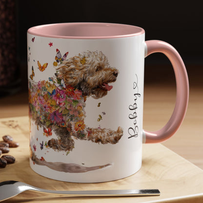 Lagotto Romagnolo #1 Personalized Accent Mugs, 11oz