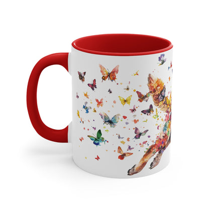 German Shepherd Colorful Accent Mugs, 11oz