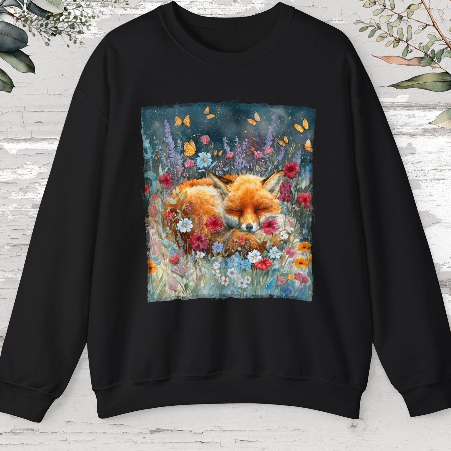 Fox sleeping #3 Unisex Sweat Shirt.