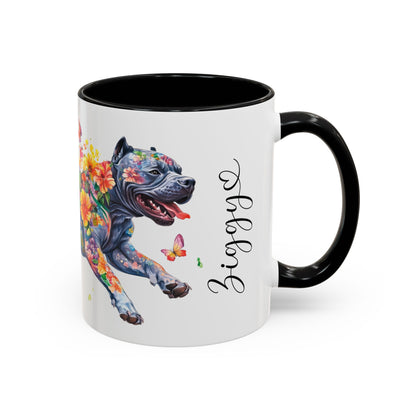 Cane Corso (crop ears) Personalized Accent Mugs, 11oz