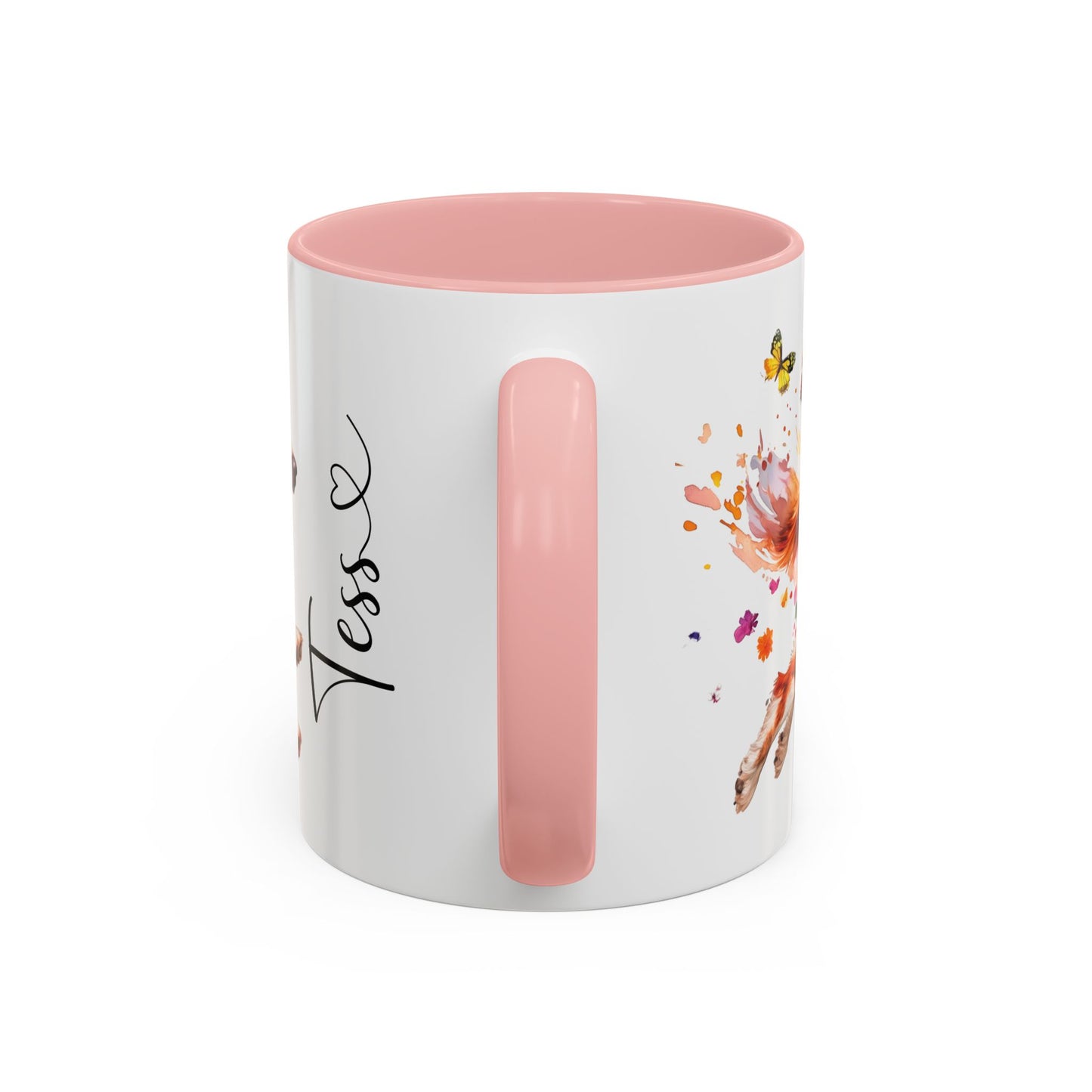 Border Collie Red Merle, Personalized Accent Mugs, 11oz
