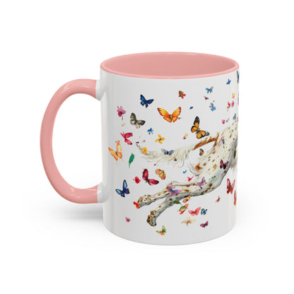 English Setter #5 Personalized Accent Mugs, 11oz