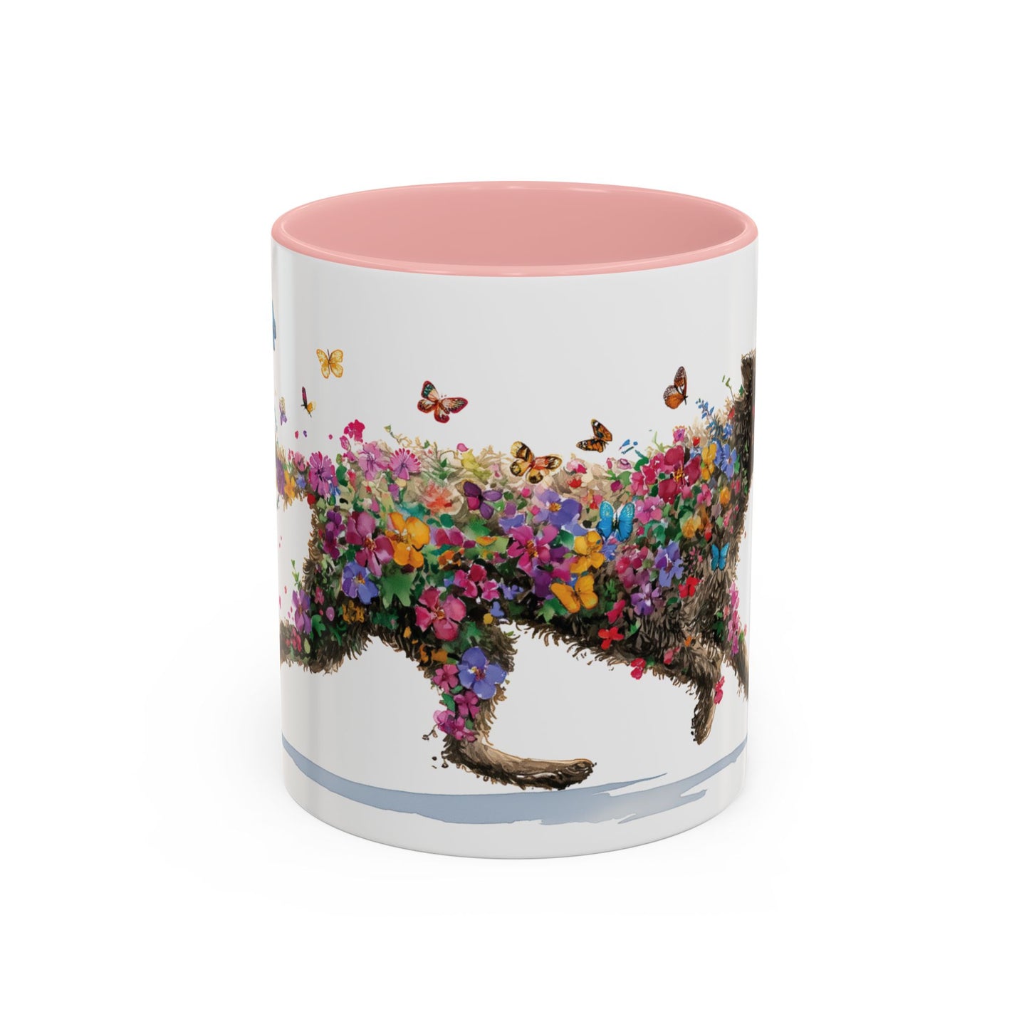Curly Coated Retriever #1 Personalized Accent Mugs, 11oz